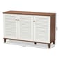 Baxton Studio Coolidge 8 Shelf Wood Shoe Storage Cabinet - image 10