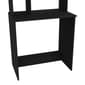 FM FURNITURE Sawgrass Black Computer Desk w/ Hutch - image 3