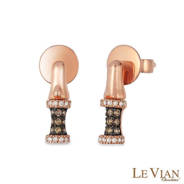 Le Vian(R) Chocolatier Chocolate & Vanilla Diamond Earrings - image 