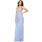 Juniors Blondie Nites Sequin Corset Mesh Godet Sheath Dress - image 5