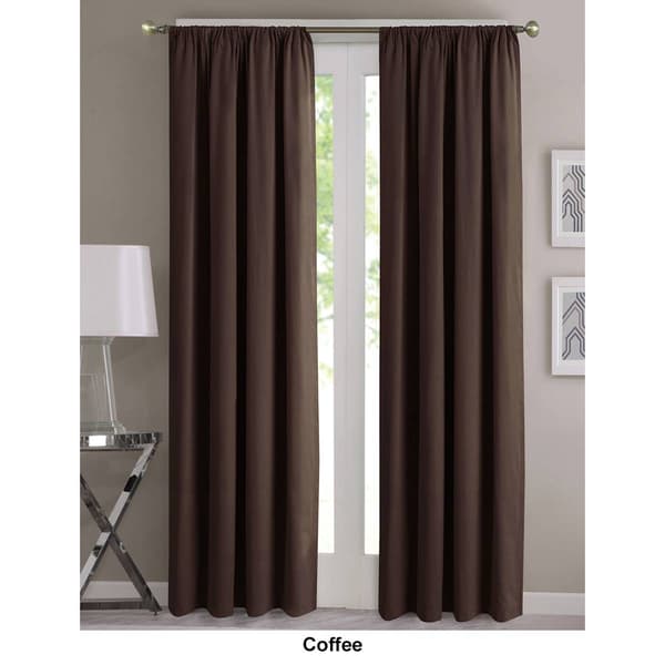 Solid Twill Curtain Panel