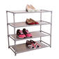 Home Basics 12 Pair Non-Woven Shoe Rack - image 1