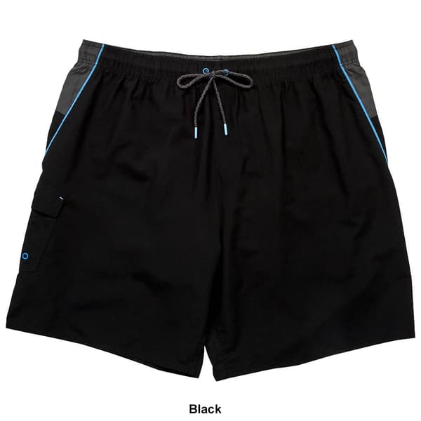 Mens Big & Tall Hawaiian Authentics Sand Piper Cargo Swim Trunks