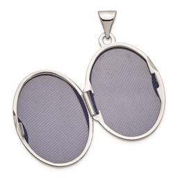Gold Classics™ 14kt. White Gold Reversible Love You Always Locket