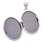 Gold Classics&#8482; 14kt. White Gold Reversible Love You Always Locket - image 4