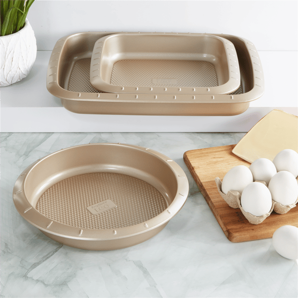 BergHOFF Balance 3pc. Nonstick Carbon Steel Cake Pan Set