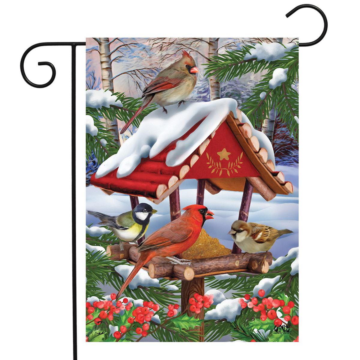 Briarwood Lane Gathered Together Winter Garden Flag