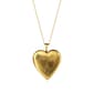 Gold Flash Plated Sterling Silver Heart Locket with 18in. Chain - image 1