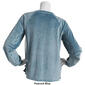 Womens Jessica Simpson Long Sleeve Velour Raglan Pajama Tee - image 2