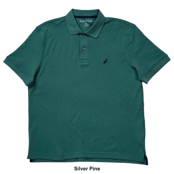 Mens Nautica Short Sleeve Interlock Polo