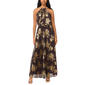Womens MSK Sleeveless Halter Neck Pleated Foil Maxi Dress - image 2