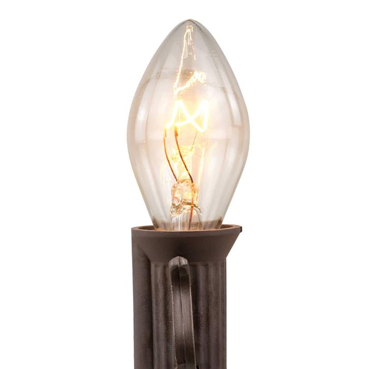 Northlight Seasonal 25ft. Clear C7 Christmas Lights - Brown Wire