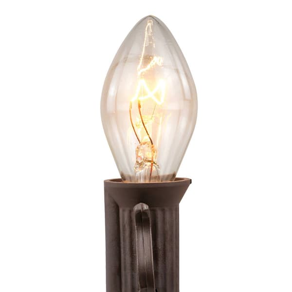 Northlight Seasonal 25ft. Clear C7 Christmas Lights - Brown Wire