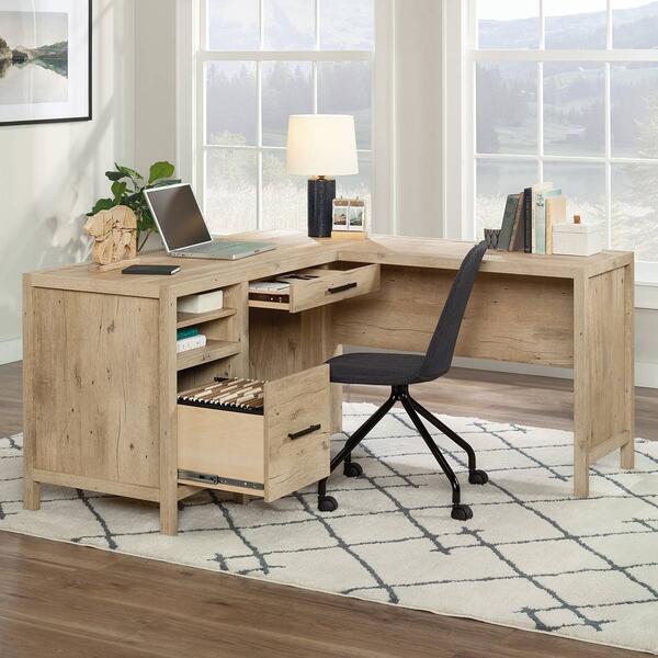 Sauder Pacific View L-Shaped Home Office Desk