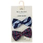 Mens Bill Blass Essentials 2pk. Bowties - Coral/Light Blue - image 1