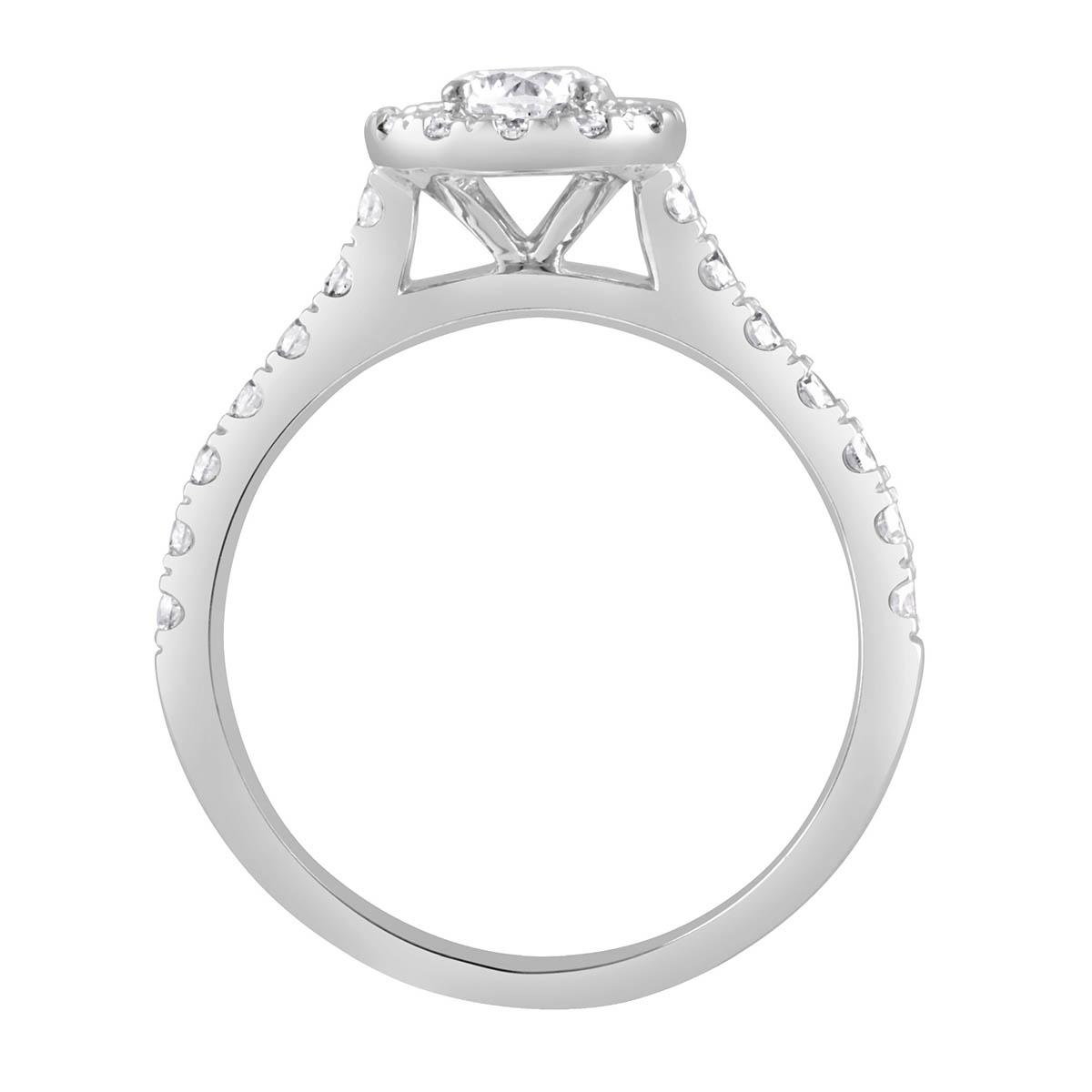 Nova Star™ 5/8ctw. Lab Grown Halo Diamond Engagement Ring