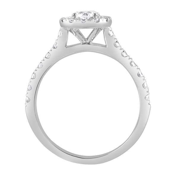 Nova Star™ 5/8ctw. Lab Grown Halo Diamond Engagement Ring