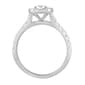 Nova Star™ 5/8ctw. Lab Grown Halo Diamond Engagement Ring - image 5