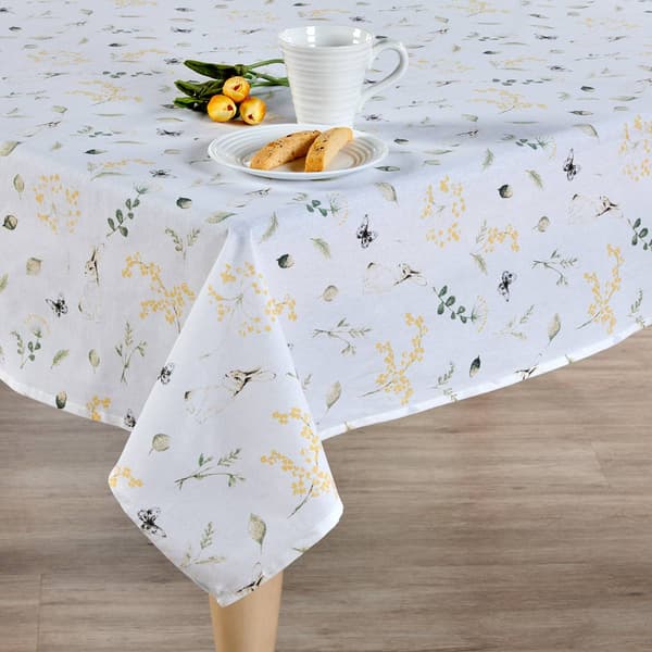 Bunny Flowers Tablecloth - image 