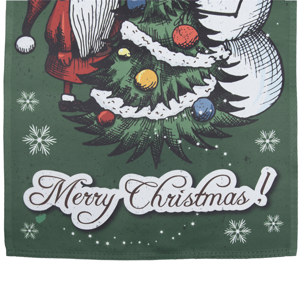Northlight 40in. Merry Christmas Santa & Snowman House Flag