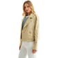 Womens CITY BLUES Cropped Trench Coat Jacket - image 3