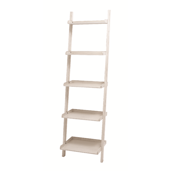 9th & Pike® Traditional White Wood Shelving Unit