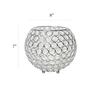 Elegant Designs&#8482; Elipse Crystal 7in. Circular Decorative Vase - image 5