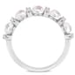 Gemstone Classics&#8482; Pearl & Topaz Semi-Eternity Ring - image 3