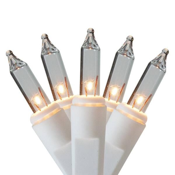 300 Clear Mini Icicle Heavy-Duty Commercial Grade Christmas Light - image 