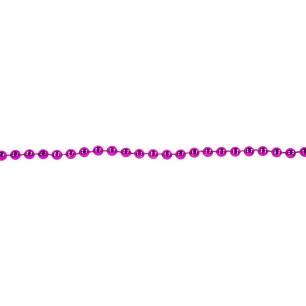 Northlight Seasonal Shiny Pink Beaded Christmas Garland