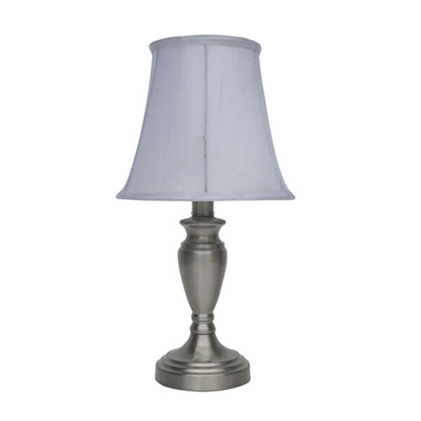 Fangio Lighting Brushed Steel Metal Accent Lamp - image 