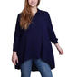 Womens NY Collection 3/4 Sleeve Roll Tab Sleeve Solid Blouse - image 1
