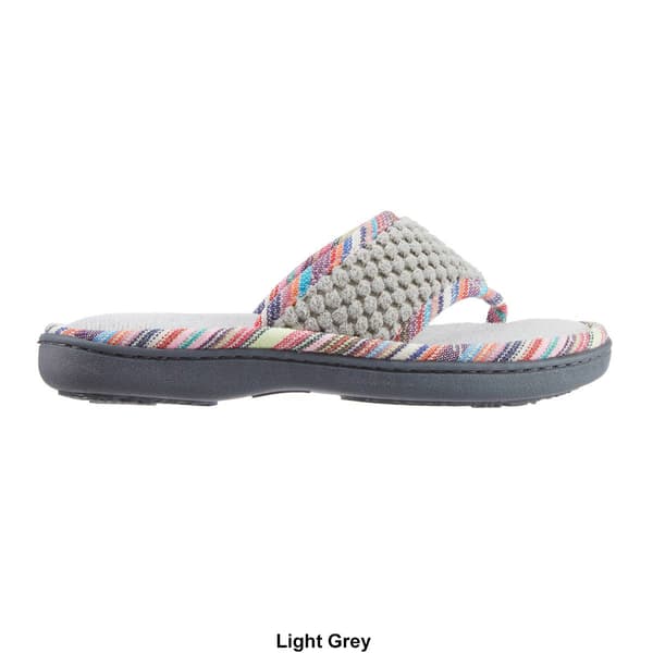 Womens Isotoner Popcorn Elsie Flip Flop Slippers