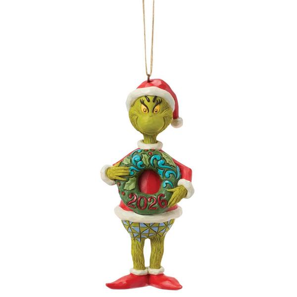 Jim Shore Dated 2026 Grinch Ornament