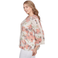 Plus Size Skye''s The Limit Spring Romance Floral Lace Trim Blouse - image 4