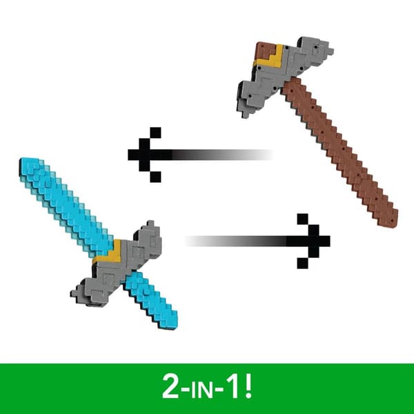 Minecraft Click & Switch Sword & Pick Axe