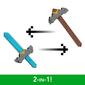 Minecraft Click & Switch Sword & Pick Axe - image 3