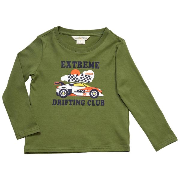 Toddler Boy Tales & Stories Long Sleeve Drifting Club Graphic Tee - image 