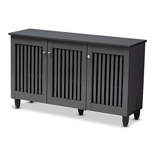 Baxton Studio Fernanda Wide Shoe Storage Cabinet