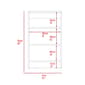 FM FURNITURE Phoenix Multilevel Linen Cabinet - image 7