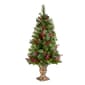 National Tree Iced Berry Pine 4ft. Pre-lit Christmas Tree - image 2