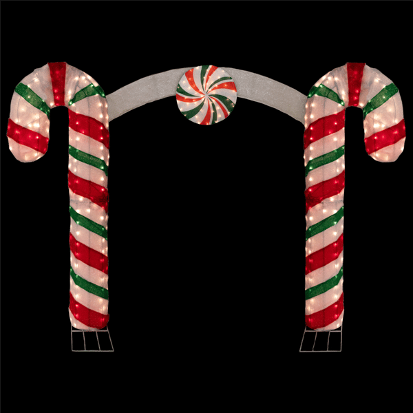 Northlight Lighted Candy Cane Archway Outdoor Christmas Décor