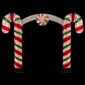 Northlight Lighted Candy Cane Archway Outdoor Christmas Décor - image 6