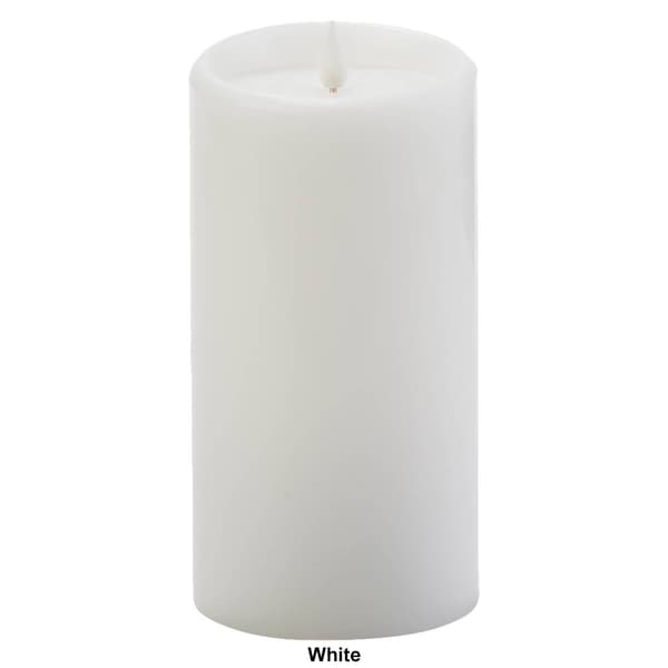 Illure 4x8 Wax Core Pillar LED Candle w/ Remote