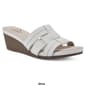 Womens Cliffs by White Mountain Candyce Wedge Sandals - Denim - image 5