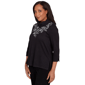 Womens Alfred Dunner Lake Champlain Leaf Embroidery Sweater - image 3