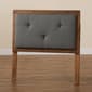 Baxton Studio Abner Modern Fabric & Wood Twin Size Headboard - image 5