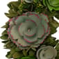 Northlight Seasonal Wooden Mini Flowers Artificial Spring Wreath - image 4