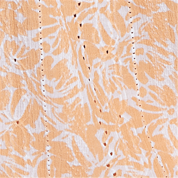 Womens Hearts of Palm Peachy Keen Floral Tie Front Blouse