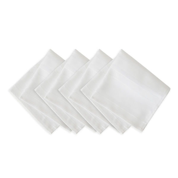 Threadmade Denley Stripe Jacquard Napkins - Set of 4 - image 